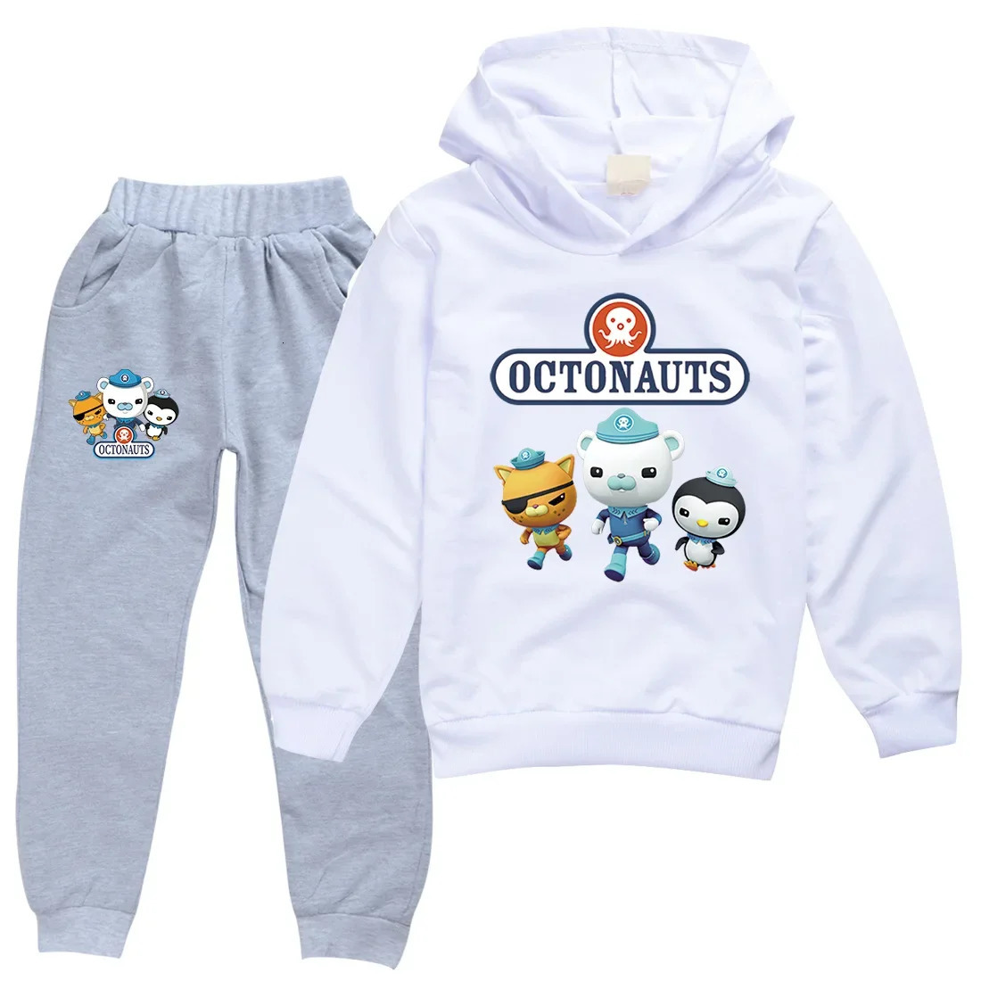 Octonauts Childrens Clothing Sets Pullover Hoodie Tracksuit Cartoon Anime Boys Girls Clothes Autumn Kids Hoodies Pants Suit 250219