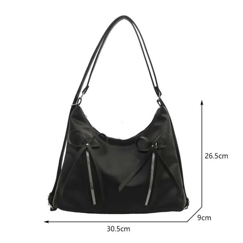 Sier Small Bow Pu Leather Shoe Bags for Wen 2025 Summer Trend Designer Fi Handbags and Wallets Trend Cross Bags Y250321