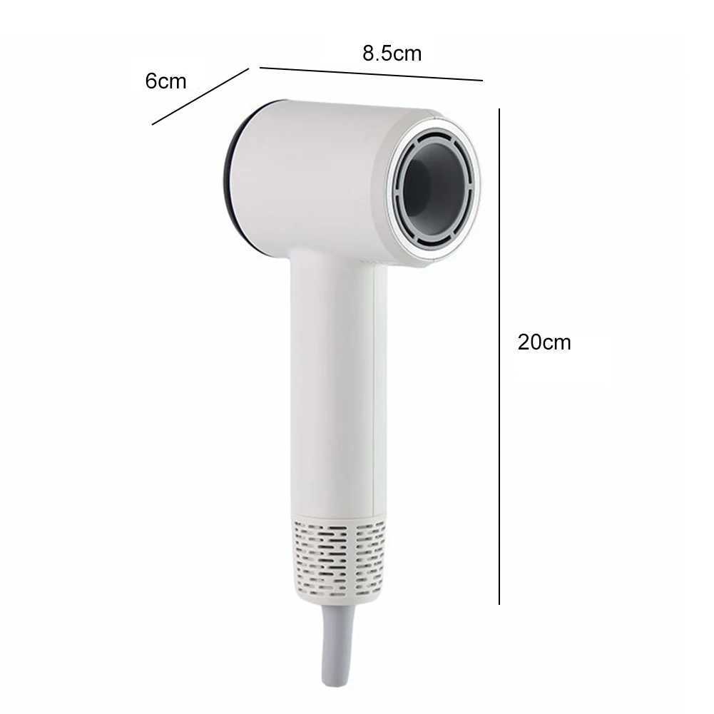 Negative Ionic Blow Dryer 0000 RPM Brushless Motor High Speed Hair Dryer Low Noise Thermo-Control Hairdryer for Home Travel W250220