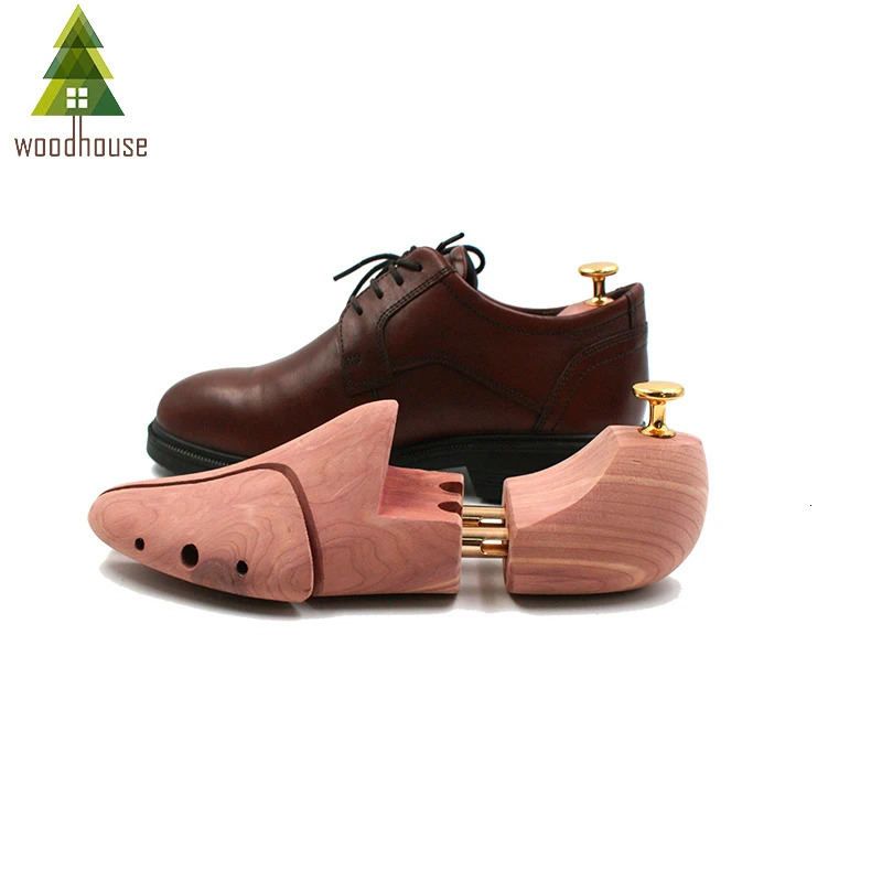Mens and Womens Twin Tube Adjustable Red Cedar Shoe Tree Wood 250219