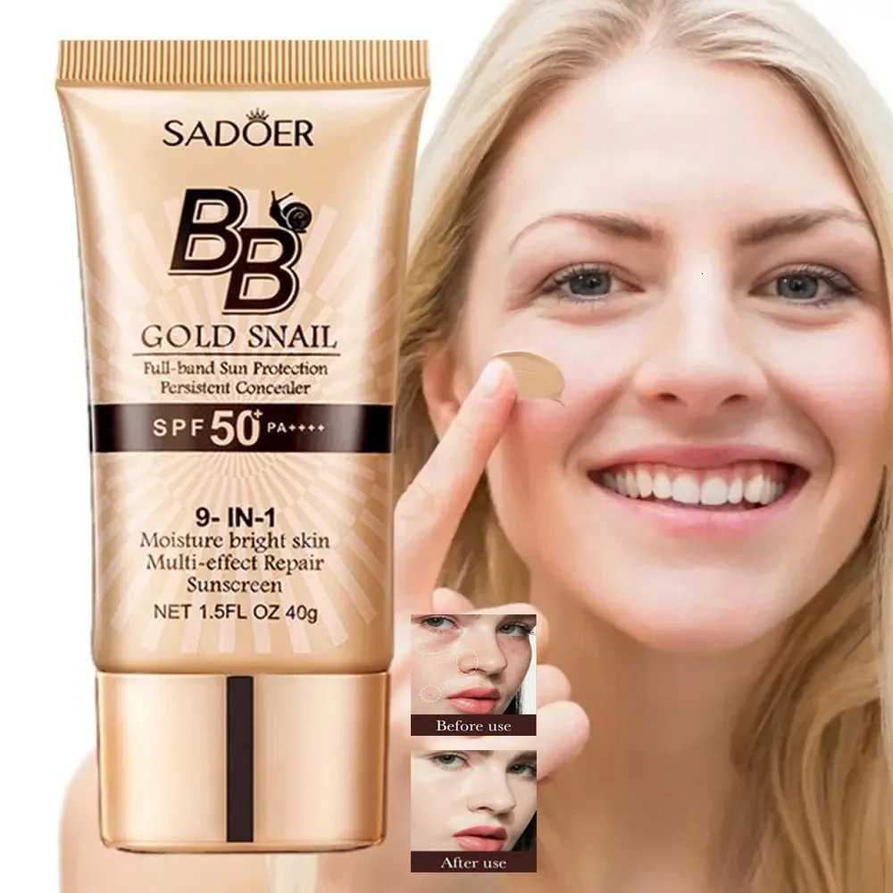 Oil control matte BB cream liquid base waterproof and durable full coverage acne spots dark round concealer makeup 250217