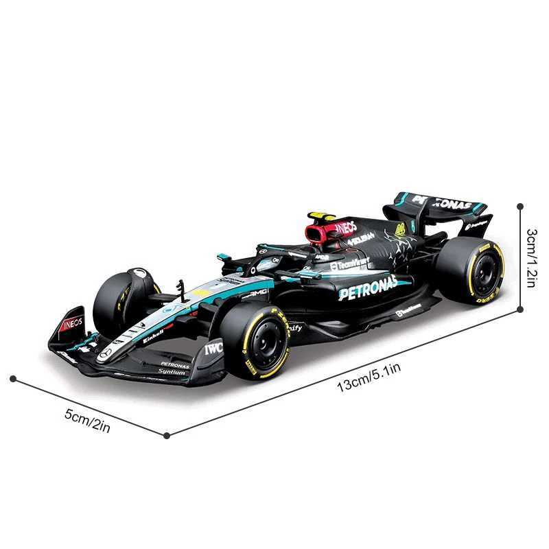 New 2024 F1 Bburago 1 43 McLaren Mcl38 Miami Gp Monaco Gp Amg W15 F1 Alloy Micro Die Casting Model F1 Champion Mcl38 Toy GiftXJ250407