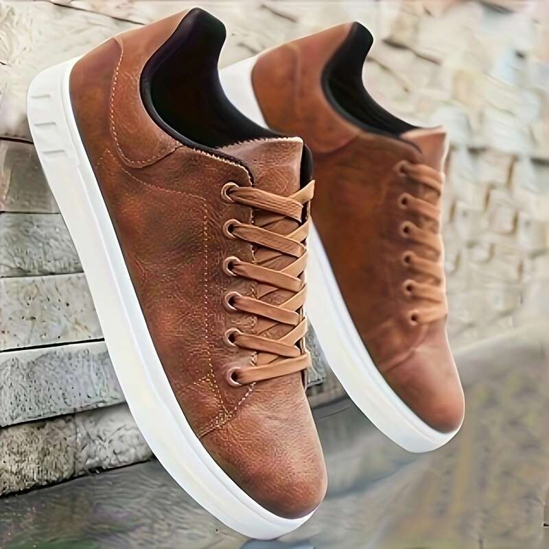 Men's casual lace up comfortable, non slip, breathable shoes, with fabric upper, walking and driving, suitable for shoes of all seasons