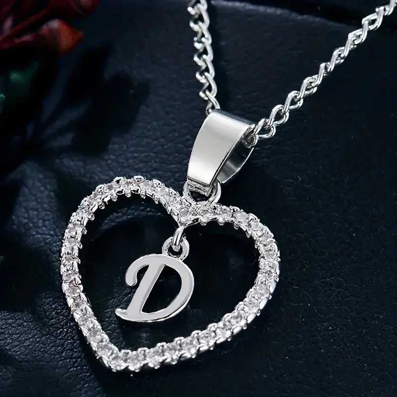 Bohemian Style Heart-shed Letter Pendant Necklace Wedding Party Gift For Men And WomenDelicate Gift for Men And WomenXJ250219