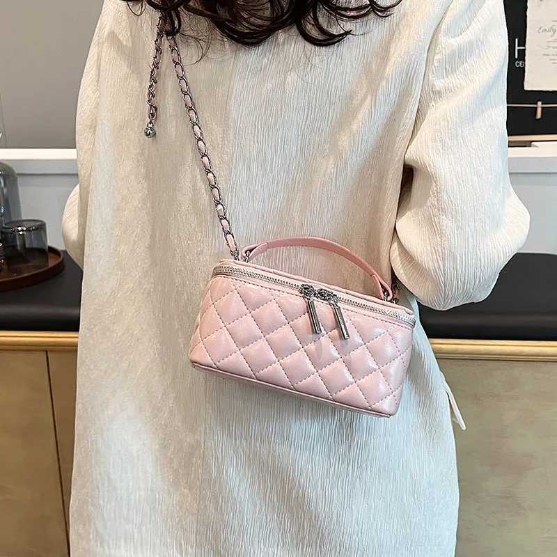 2024 New Fashion Crossbody Bags Wens Shoder Bags Casual Simple Mobile Phone Bag Temperament Elegant Chains Square Handbags Z250317