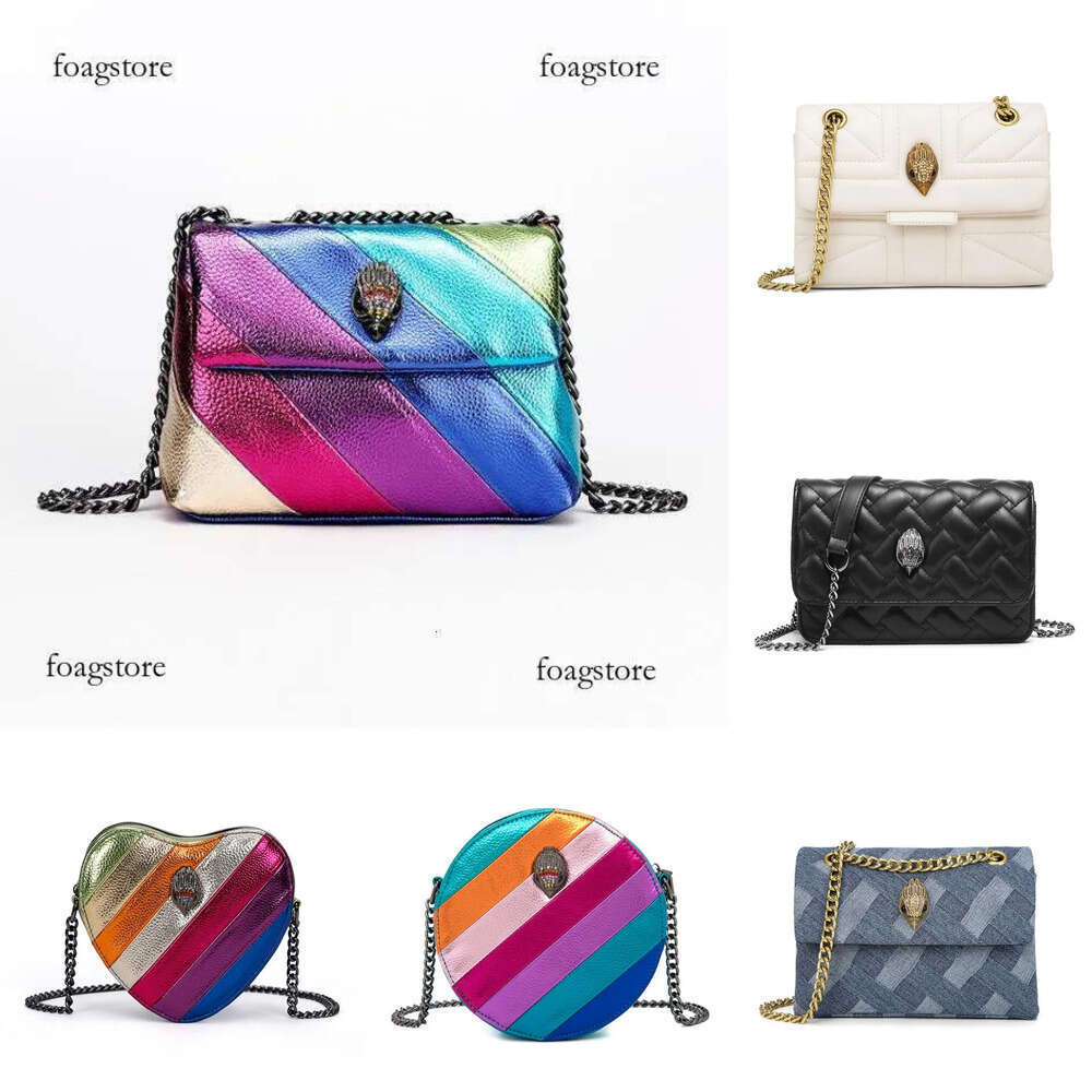 London Kensington Soft Leather Handbags S Chains Shoulder Bag Big Cross Body Purse Fashion Circular Wallet Square Shoulder Bag Cd3 kurt giegers bag