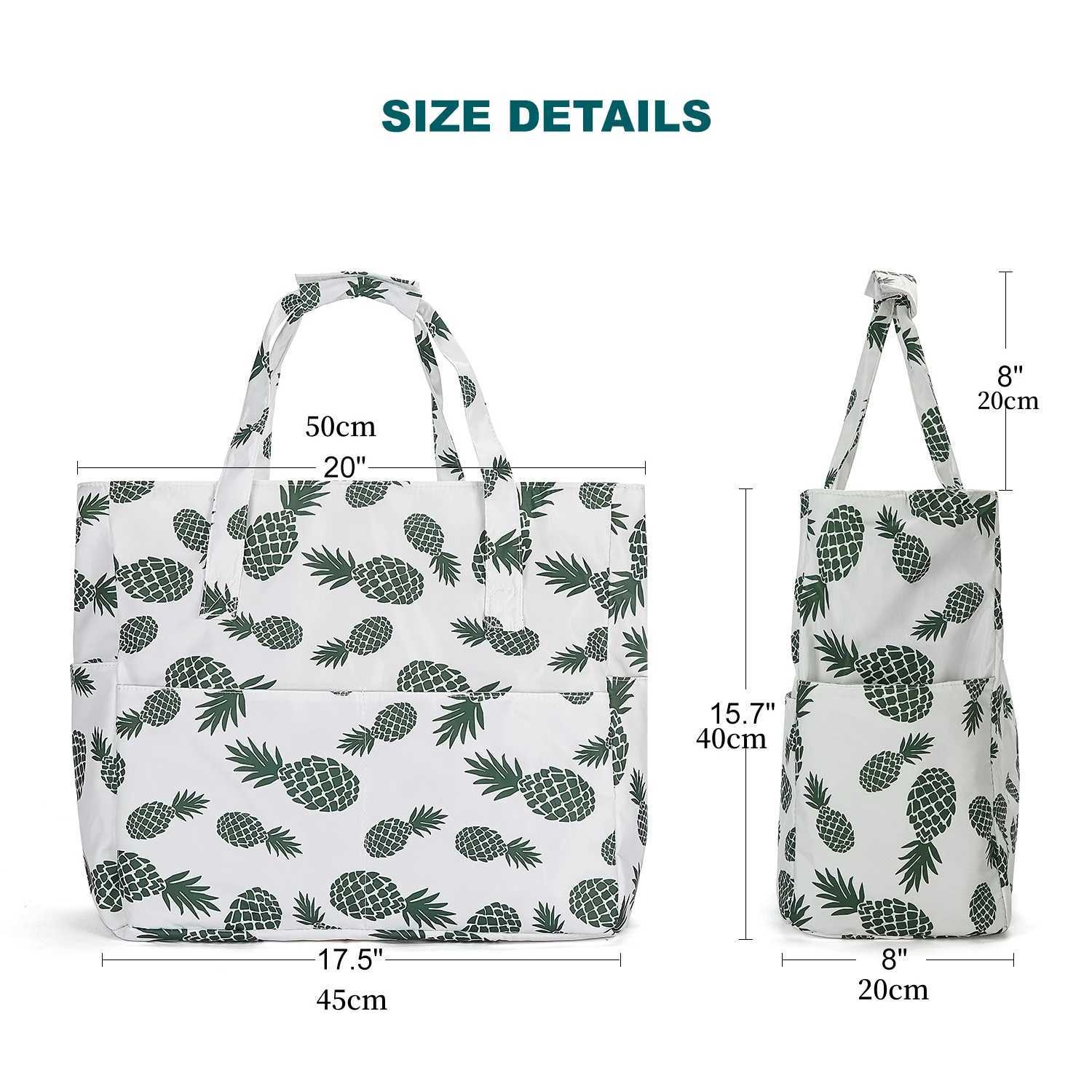 Waterproof Beach Pool Bags Tote for Women Ladies Large Gym Tote Carry On Bag With Wet Compartment Travel Storage Bag Fashion Z250219