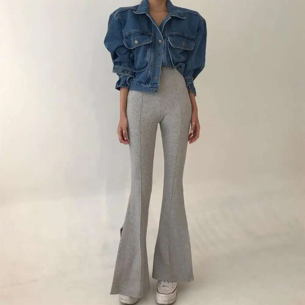 Coats Jackets Women Top 2022 Sexy Puff Long Sleeve Y2k Clothes Cropped Jacket Streetwear Women's Denim Shirt