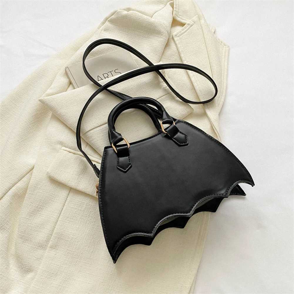 2024 Halloween Novelty Women Crossbody Bag Creative Bat Wing Top-handle Bags Fashion Ladies PU Leather Small Handbags Y250218