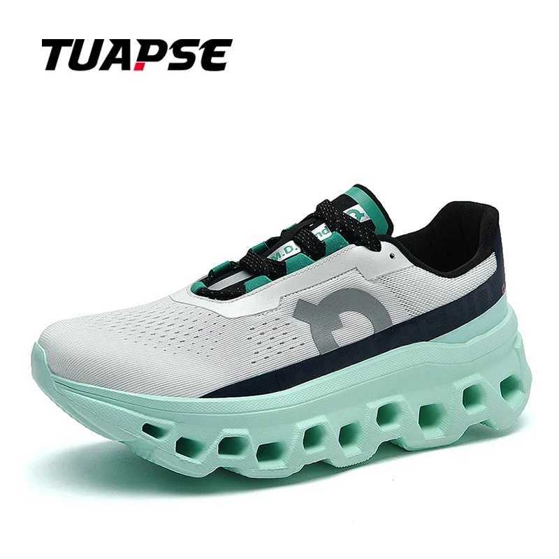 TUAPSE Mens Running Shoes Mesh Lightweight Cfortable Lace-up Thick Sole Casual Shoes Sports Casual Gym Jogging Shoes For Men Z250411