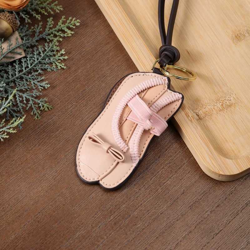 Keychains Keychains New Ballet Shoe Bag Charm Genuine Blue Shirt Cardigan Skirt Design Bag Pendant Personality R250728