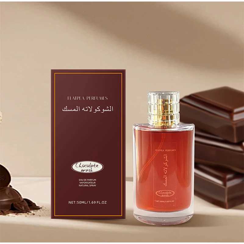 Unisex Eau De Chocolate Musk Parfum High Quality Arabian Perfume Lasting Pheromone Light Vibrant Citrus Irresistible FragranceXJ250220