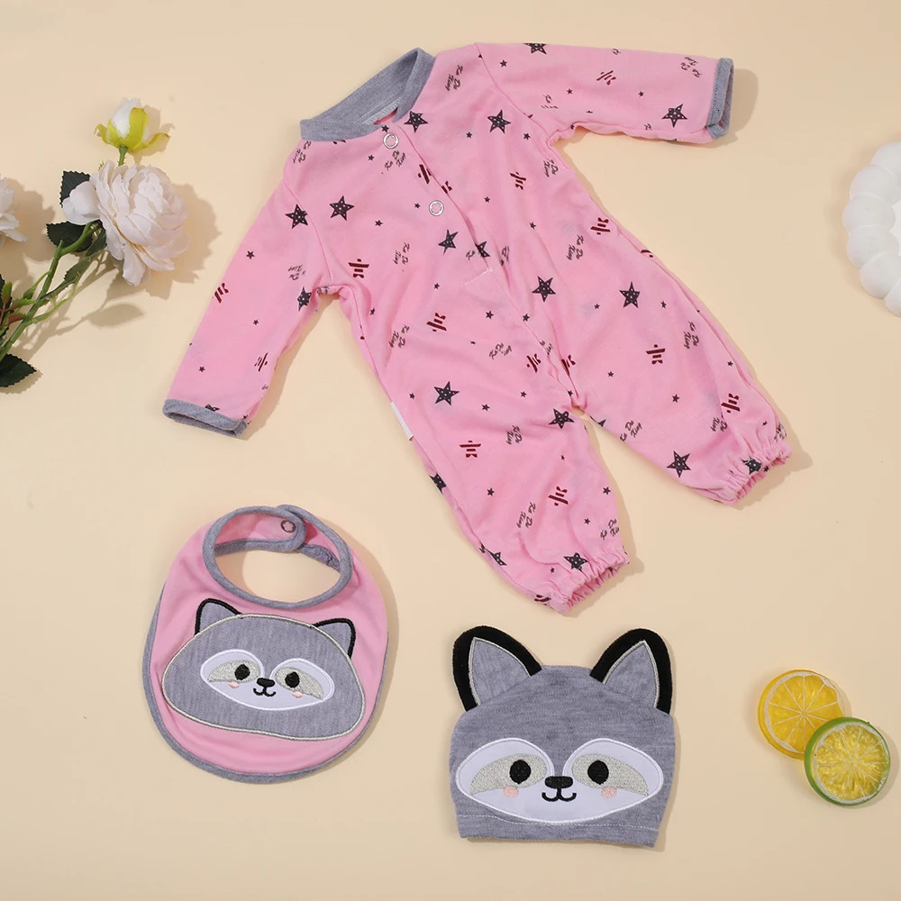 Baby Doll Clothes Suits Fit For 45cm Baby Doll 17 Inch Reborn Baby Doll Clothes Accessories Clothes Suit For Generation Doll 250219