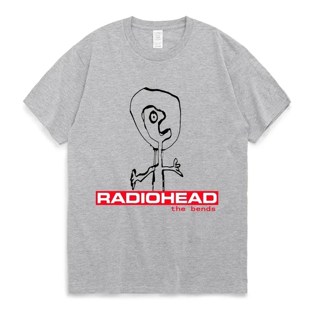 Summer Radiohead The Bends Tshirt Men Women Cotton Tee Hip Hop Short Sleeve T Shirt Clothes Tshirts Tops Gift For Fans 250218