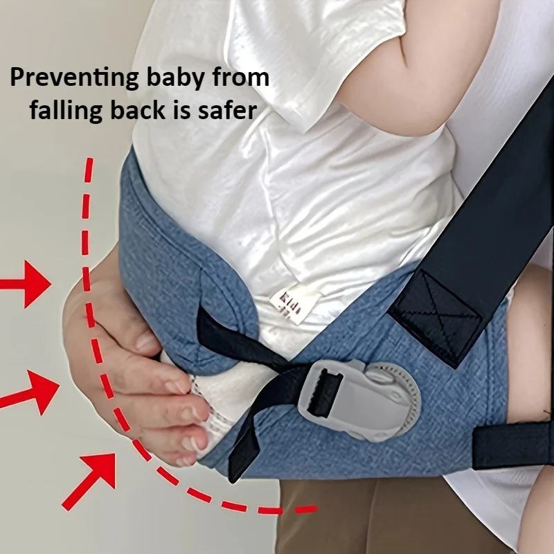 Kids Waist Stool with Waist Protection Baby Strap Holding Adjustable Baby Front Holding Type Holding 250219