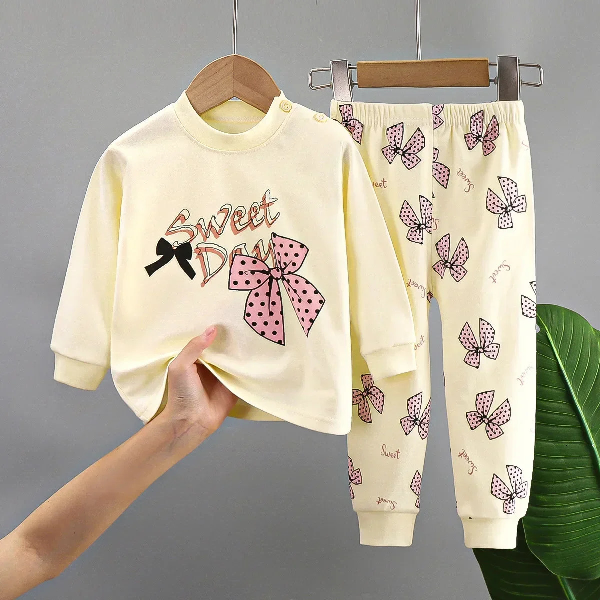 Kids Boys Girls Pure Cotton Pajamas Cute Cartoon Long Sleeve Pyjamas Toddler Baby Autumn Sleepwear Childrens Clothing Sets 250219