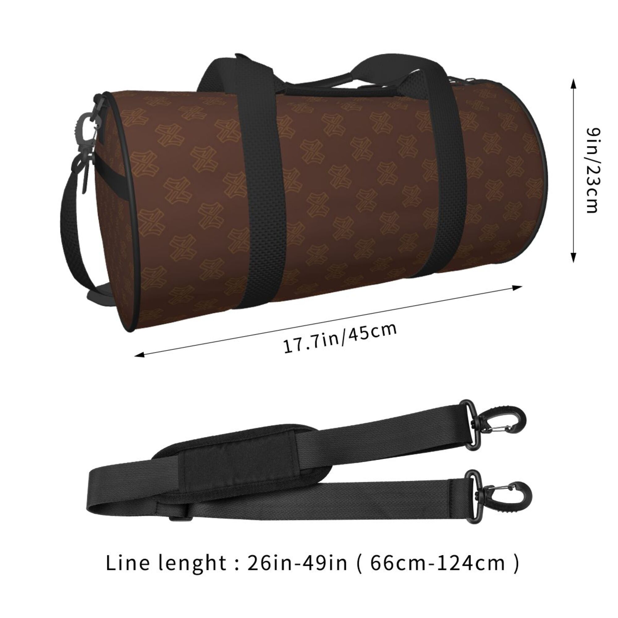 NXY higher quality rounded travel bag Duffel bag luggage Women Polyester Duffle Bags Handbags Fashion classic large capacity baggage travels bags