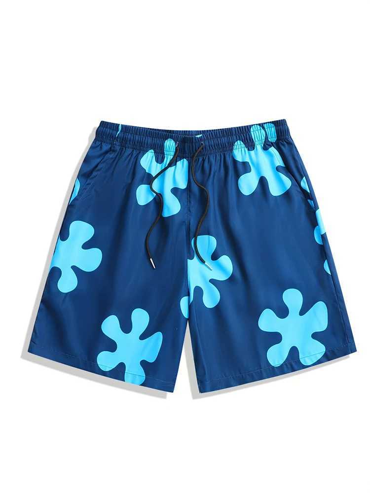 3D Color Block Printed Mens Shorts Summer Casual Mens Beach Shorts Outdoor Sports Shorts Urban Street Mens Fashion Shorts X250220