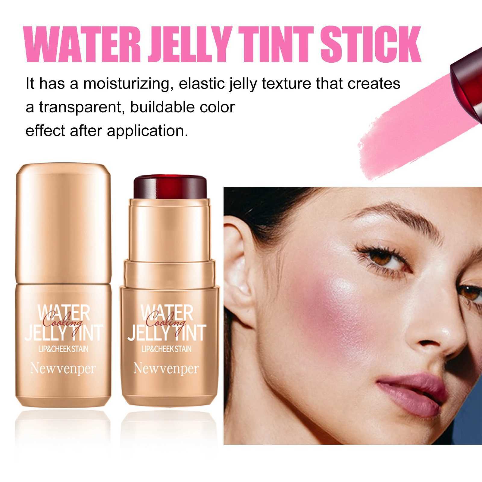 Newvenper Durable Waterproof Water Jelly Tint B Stick For Face and LipNon-stickyLong LastingMoisturizingNourishingW250220