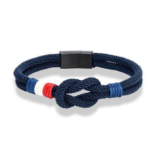 Charm Bracelets French Flag Bracelet Mens and Womens Fashion Milan Rope Flag Hand Rope H25220