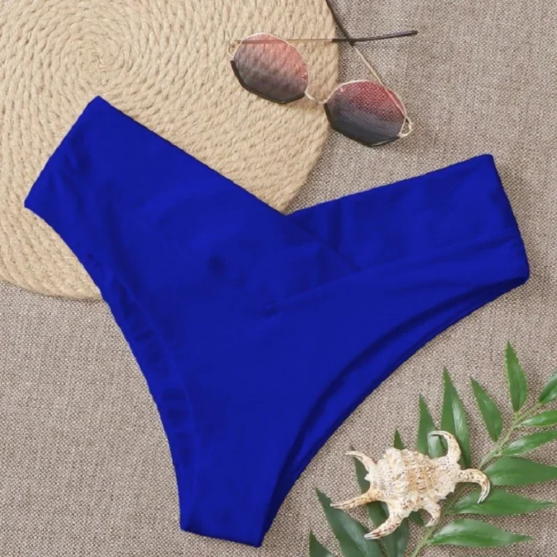 Sexy Vthick womens bikini thong bottom Brazilian semi swimsuit beach suit bath bag sexy swimming 250212