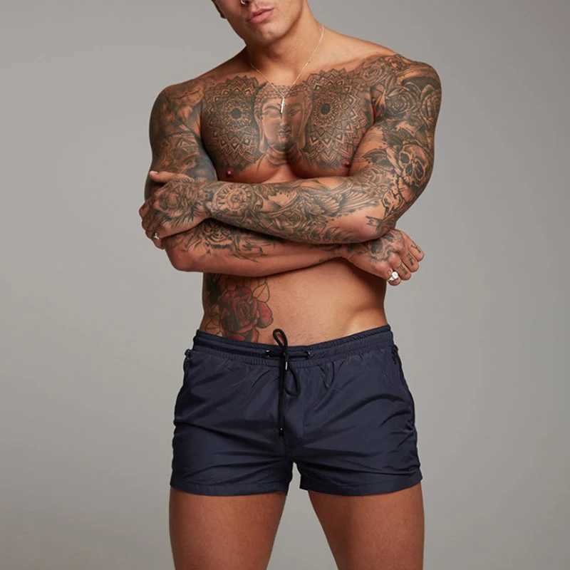 2024 Summer Running Shorts Men Elastic Waist Jogging Gym Fitness Shorts Quick Dry Training Casual Shorts Pants Male X250220