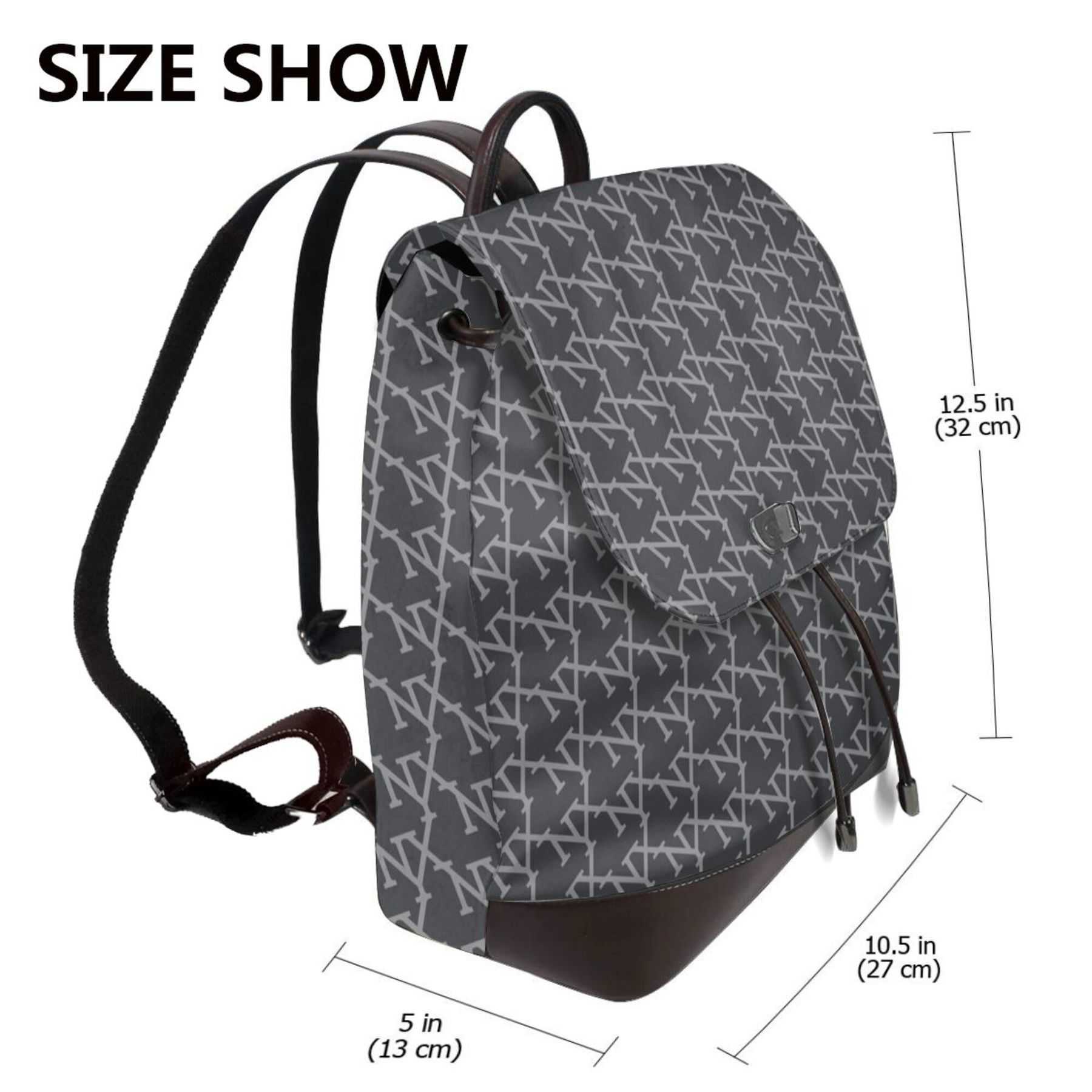 NXY Women Leather Backpack Designer Bookbag Cute Mini Backpacks Classic Print Travel Bag Girls Bookbag Schoolbag 250220