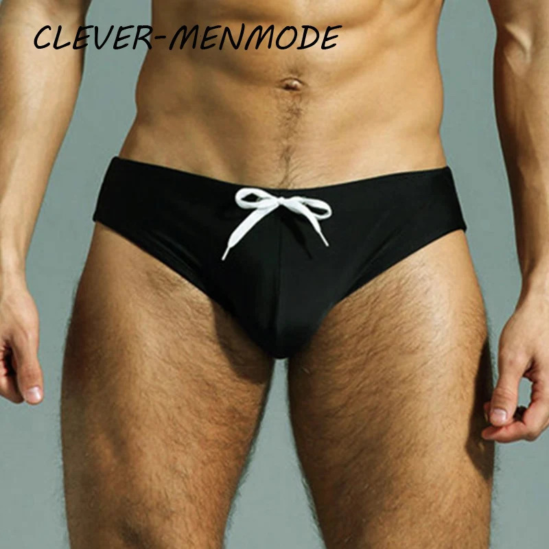 Mens Sexy Summer Beach Bikini Swimming Briefs Swimsuit Fashion Fetish Breathable Large Pouches Surf Shorts Beachwear 250220