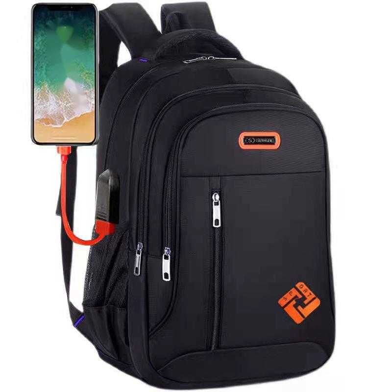 Korean Version Mens Schoolbag Capacity Junior High School Fashion Business Computer Day Backpack Travel Bag 241225