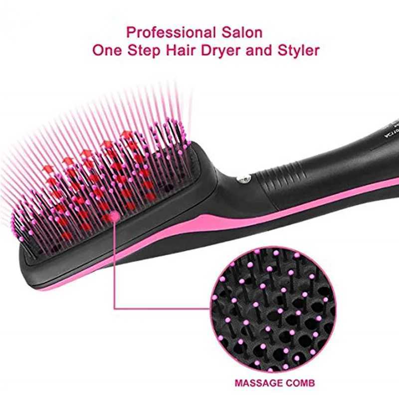 Hot Air Blower Hair Dryer Brush Blow Dryer Brush Styler For Rotating Straightening Brush Dryer Cheap Hair Dryer W250220