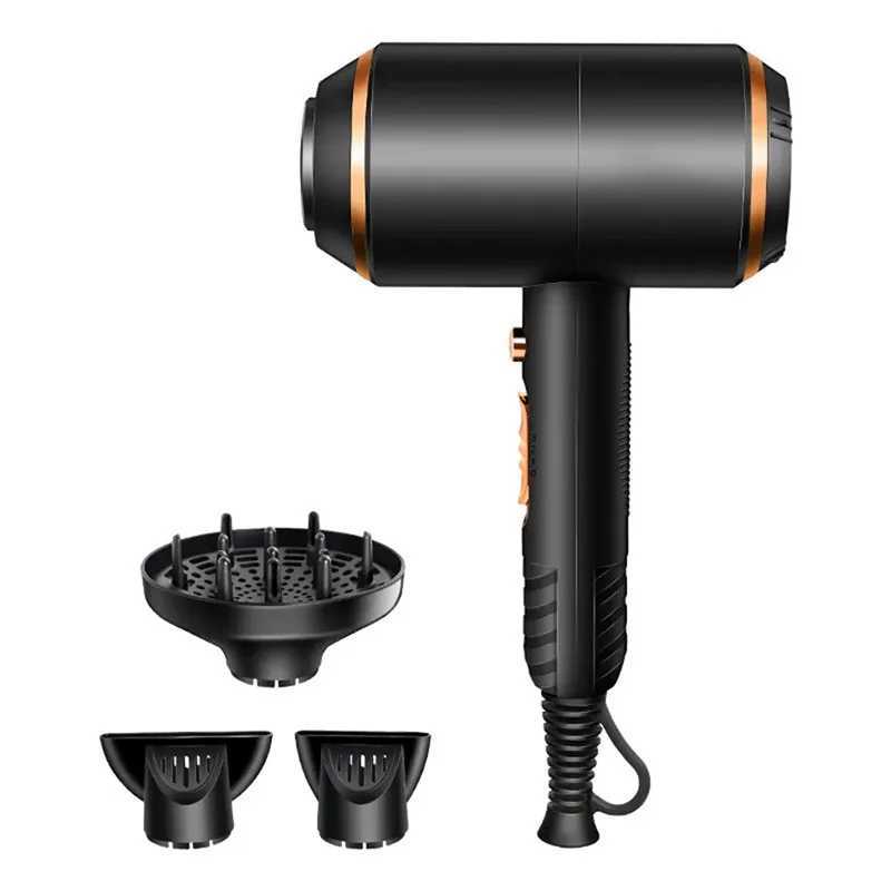 700W professional hair dryer for rapid drying equipped with hair concentrator and diffuser 5-speed and 2-heat settings W250220