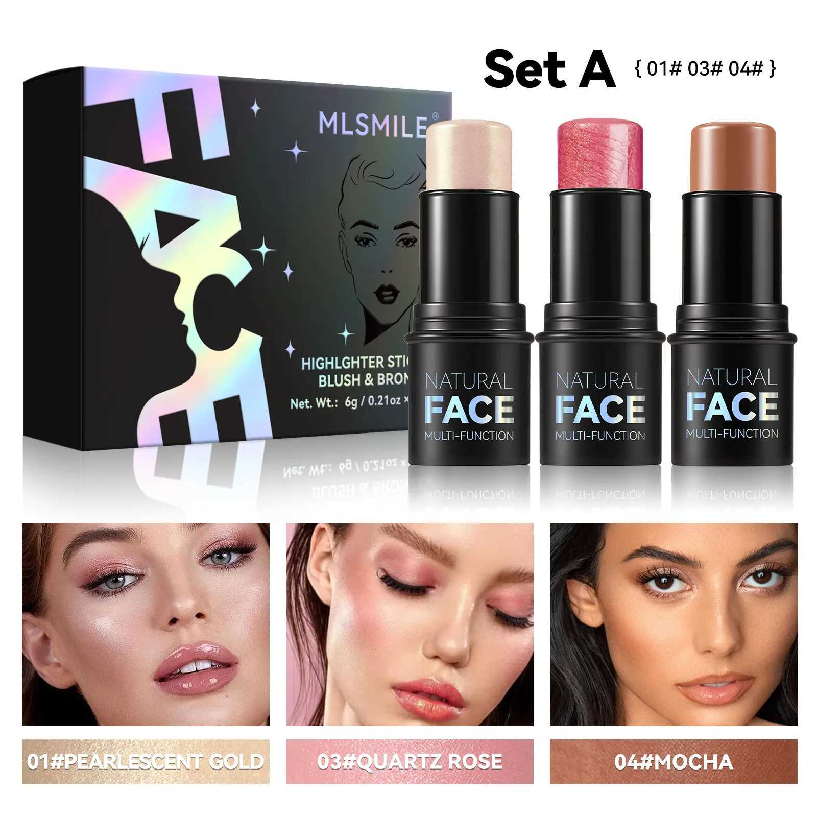 Magic B Bar Cheek Lip Color Moisturizing B Bar Silk Bright B Cream Makeup Tube Matte ContourW250220