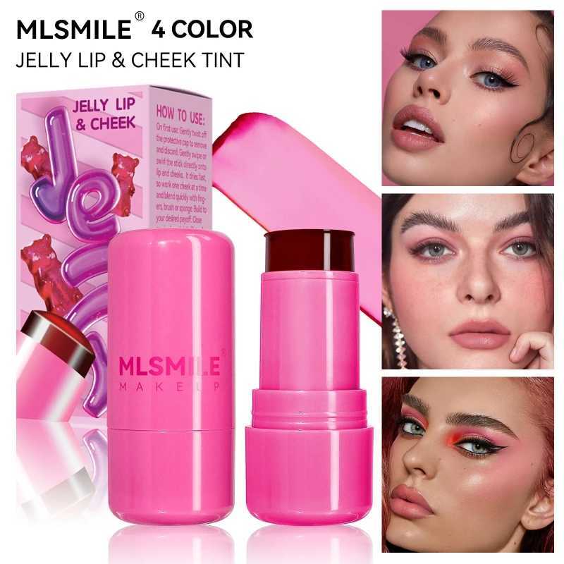 Grape Jelly B Lipstick Red Tint Lip and Cheek Dual-use Ber Cream Long Lasting Waterproof Rouge Cheek Color Lip BalmW250220