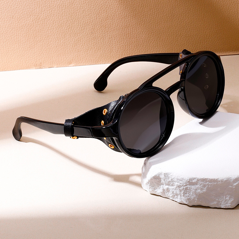 2025 New Steampunk Retro Round Frame Sunglasses Cool Everything High Quality Travel UV Protective Sunglasses for Men and Women