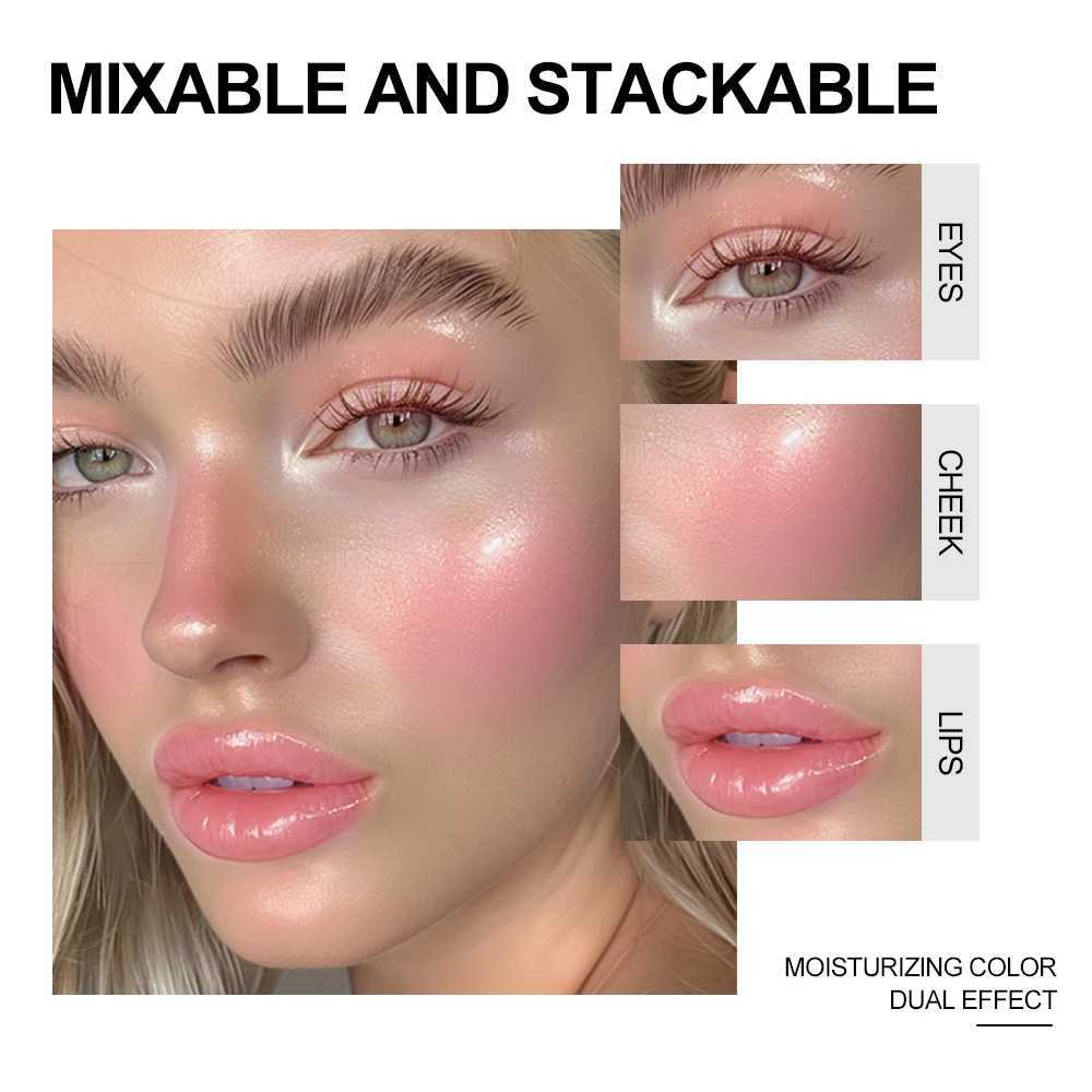 3 In 1 Solid l B Cream Monochrome Woman B Paste Cheek Ulti-purpose For Eyes Lips Makeup B Stick Korean CosmeticsW250220