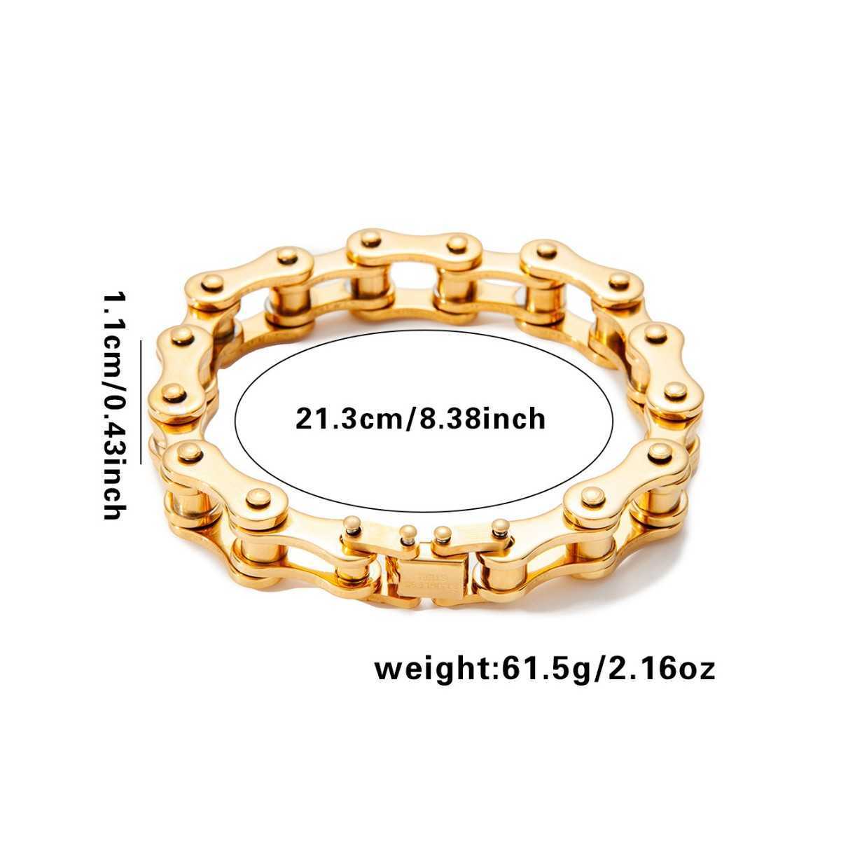 Charm Bracelets Hot selling trendy stainless steel bracelet motorcycle chain confident car titanium steel personalized bracelet mens bracelet H25220