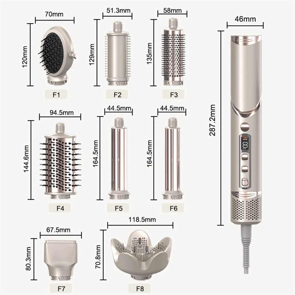 Popular folding hair dryer with negative ion household hot air comb set sandstorm dragon hair styling tool professional hair dryer with EU plug A W250