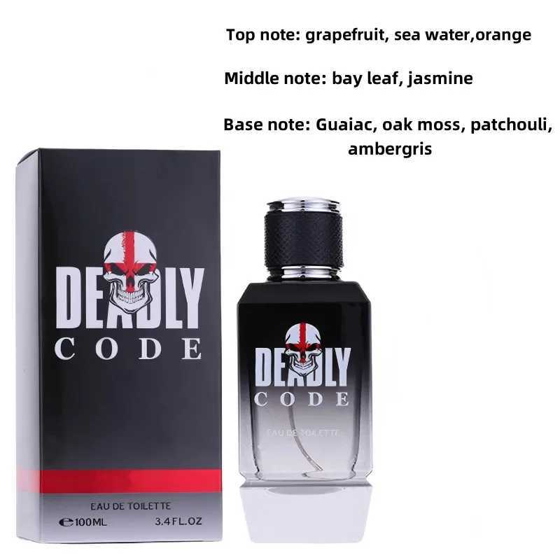 Deadly Code Jasmine Oriental Flower Scent Men PerfumeAquatic Woody Note Body SprayLong Lasting Light FragranceEau De ToiletteXJ250220