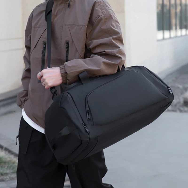 Travel backpack for men duffle bag business travel bag waterproof hand carry multi-functional luggage bag 250214