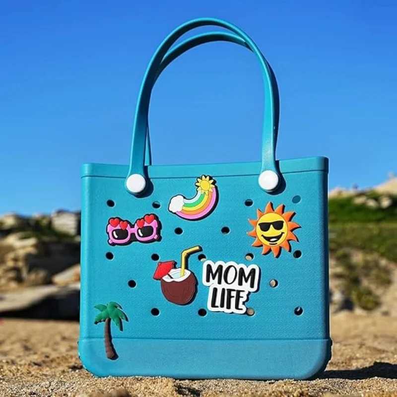 Beach bag for women large capacity travel organizer wallet mobile phone bag casual beach bag fashionable shoulder bag Z250219