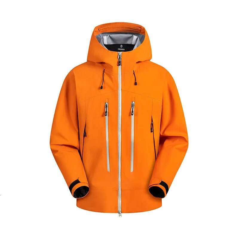 designer Men's Sports All-In-One Ski Camping Outdoor Fashion Leisure Mountaineering Waterproof Storm Jacket