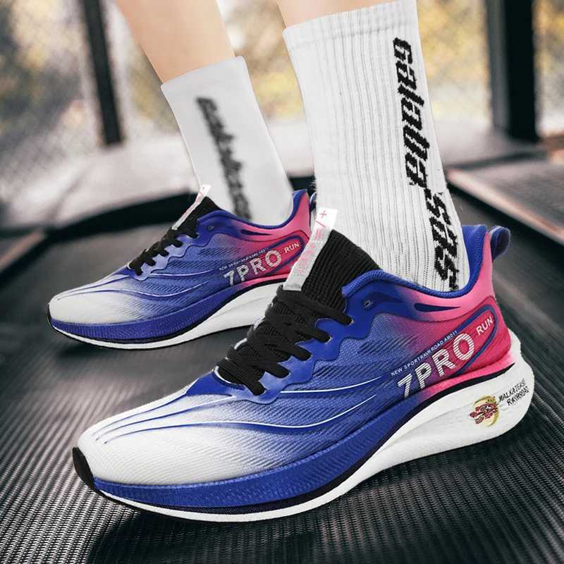 Carbon Plate Marathon Mens Sports Running Shoes Casual Breathable Lightweight Wens Cfortable Athletic Nonskid hot Gym Sneakers Z250301