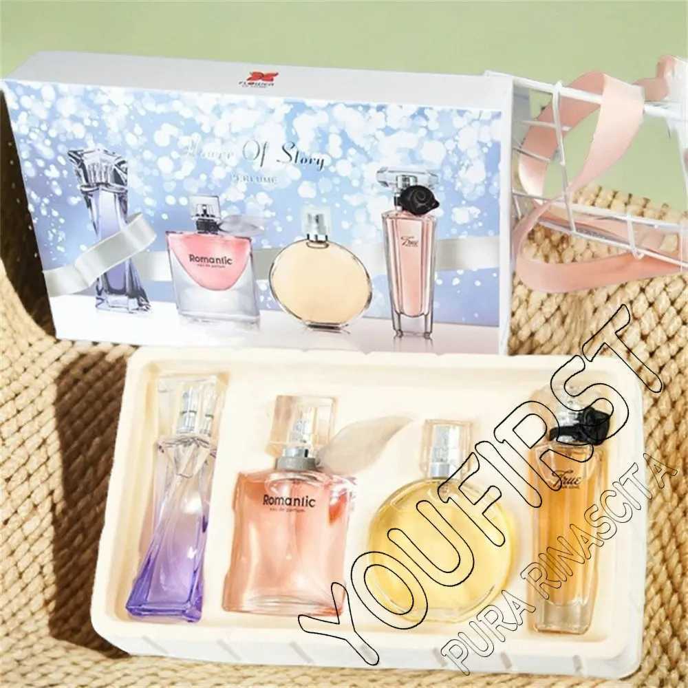 High Quality perfume Womens 95ml Brand Pheromone perfume De Mujer Gift Box 4pcs Floral Scent Fresh Natural perfume Pour FemmeXJ250409