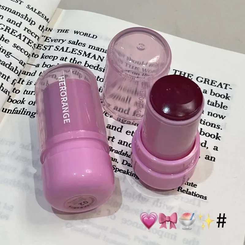 Fruit Jelly B Stick Strawberry Rose Tint Cheek Color Brighten Lips and Cheeks Rouge Lasting Waterproof Makeup Ber SticksW250220