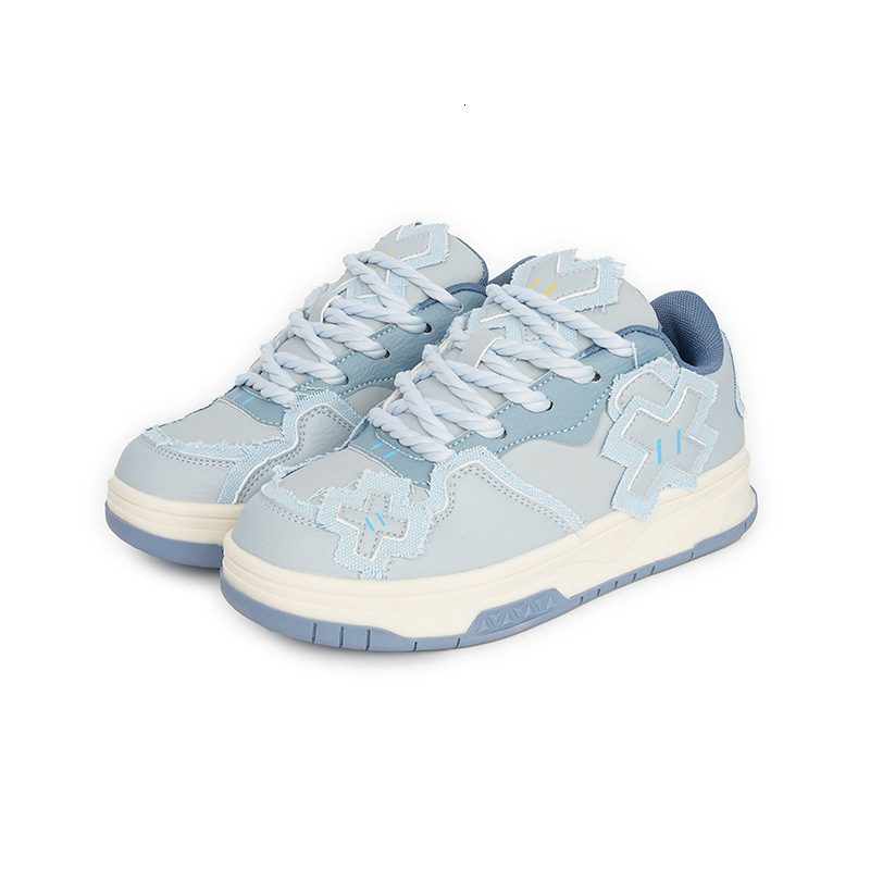 2025 Spring/summer New Bread Unique Design Thick Bottom Couple Board Contrastive Color Personalized Casual Shoes Women's Sports Shoes