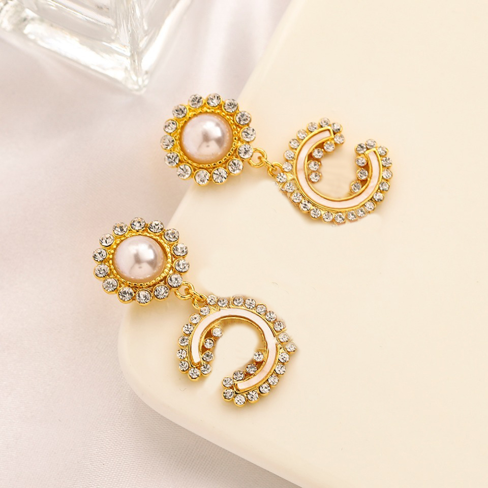 Elegant Gemstone Earrings Gold Tone with Multicolored Stones Women's Fashion Jewelry Crystal Drop Earrings