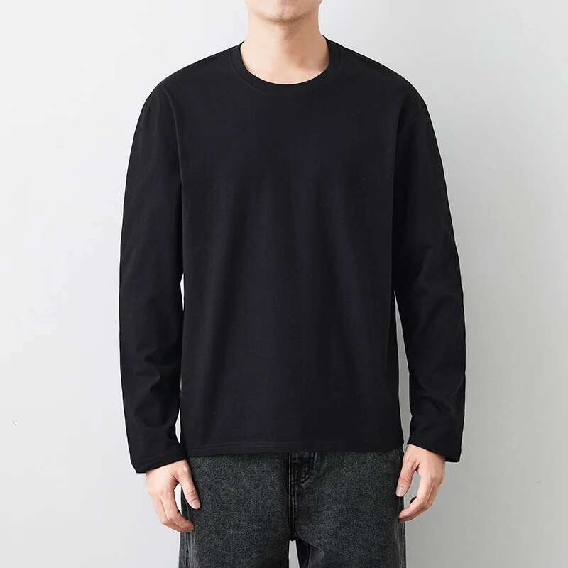 Men's pure cotton long sleeved T-shirt, sports shirt, plus size T-shirt, men's clothing, fast shipping, autumn, 4XL, 5XL