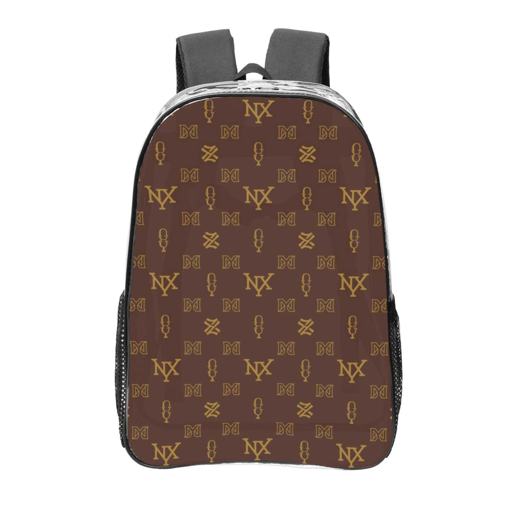 Lanjia NXY Transparent Pvc Backpack Bagpack Mens Designer Back Pack Large Laptop Backpacks Women Print School Bookbag F