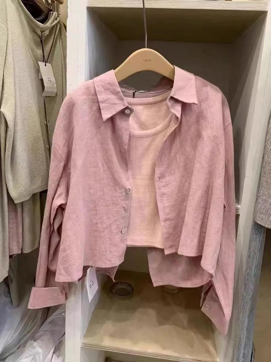 Summer Womens Sun Protection Shirt Solid Color Long Sleeve Shirts Korean Fashion Beach Holiday Ladies Tops Proof Clothes 250219