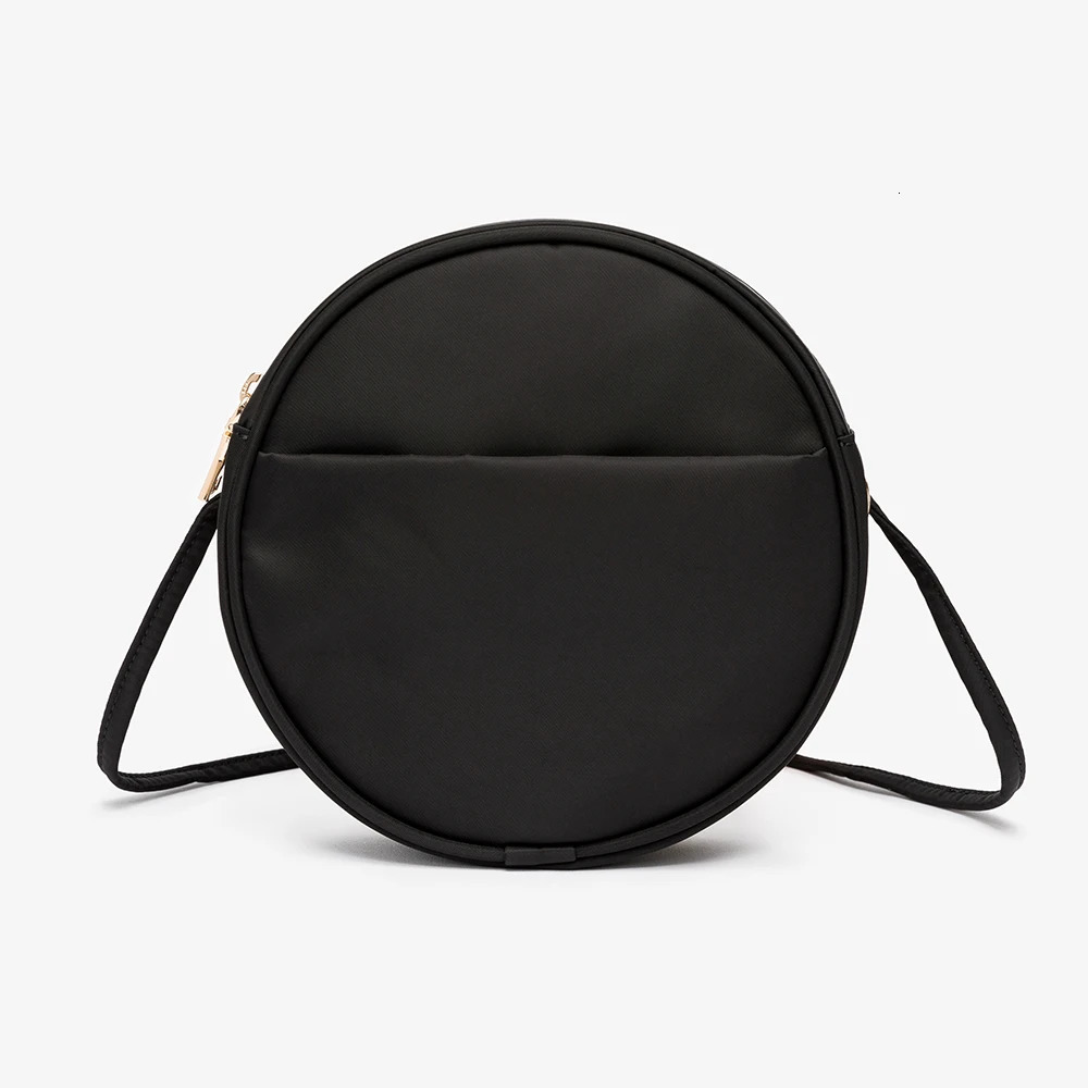 Oxford canvas small round bag casual wild shoulder bag shoulder art small fresh fairy bag 250218